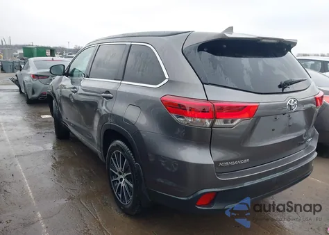 2017 Toyota Highlander Se z USA, uszkodzony, nr VIN 5TDJZRFH9HS484528